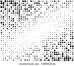 Small and large rhombuses. Black and white color Vector illustration BAckground for web banners, posters, cards, covers, wallpapers, backdrops, panels
