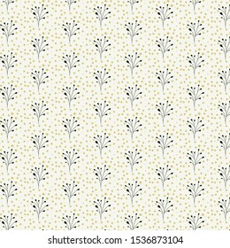 Small leaf pattern background in vector