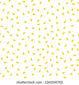 Small leaves seamless pattern vector design