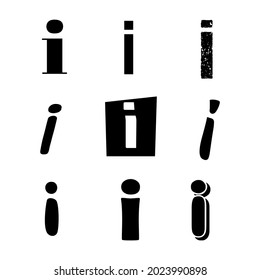 Small Letter I Alphabet Design