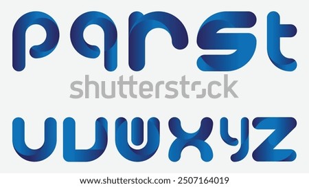 Small letter p, q, r, s, t, u, v, w, x, y, z. symbols made of insulating tape isolated over the white background.