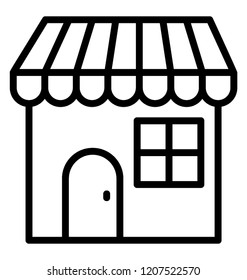 Small local shop of the area