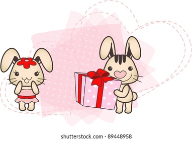 Small lovely rabbit