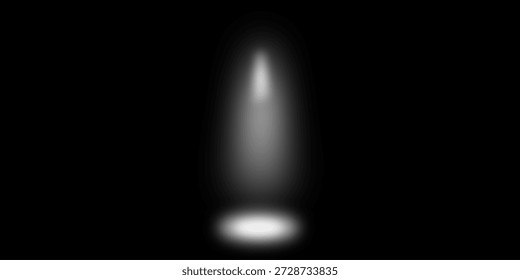 Small, luminous points of light are arranged in an array, producing a soft, ethereal glow on a deep blue background.