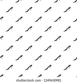 Small magpie pattern seamless vector repeat for any web design