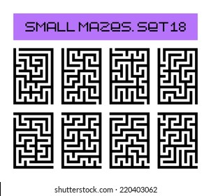 small mazes set 18
