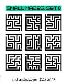 small mazes set 6