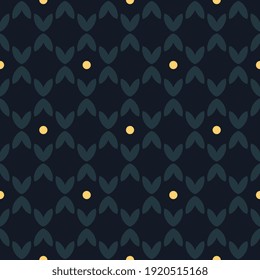 Small medallion geometrical pattern motif blue palette continuous background. Simple geo allover print block for apparel textile, ladies dress fabric, mens wear, fashion garment, digital wallpaper.