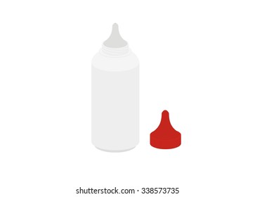 small medicine dropper bottle