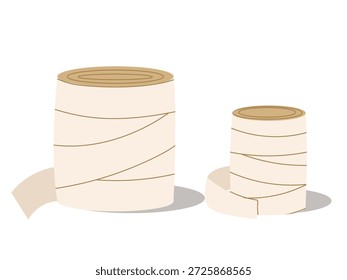 Kleine und mittlere Bandage Rolle, Scotch Band Rolle Symbol
