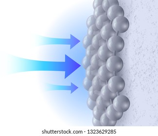 Small Molecular Adhesion Power That Can Be Attached To Walls For Advertising, Plaster Walls, Painted Walls, Primer Colors, Banners, Posters.
Vector Realistic File.