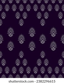 Small motif seamless pattern. Repeating element for printing on fabric. Cotton and textile. Creativity and art, abstract ornaments. Poster, banner or cover. Cartoon flat vector illustration