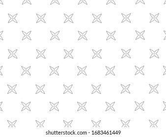 kleine Ninja-Shuriken Muster Hintergrund Vektorillustration.