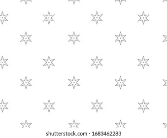 small ninja shuriken pattern background vector .