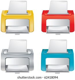 Small office device - vector - icon