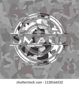 Small on grey camo pattern