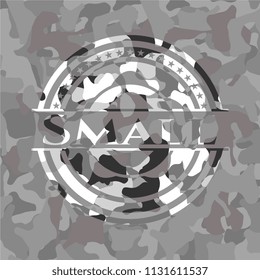 Small on grey camo pattern