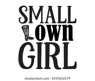 small own girl typography design