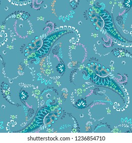 small paisley pattern - seamless background