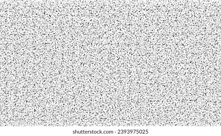 Small particles of debris and dust. Distressed uneven background. Grunge texture overlay with rough and fine grains isolated on a white background.