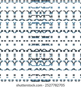 Pequenas partículas e peças geométricas criam textura com simetria.