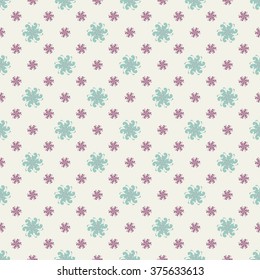 Small patterns, designs, colors. French, turquoise color photo on a beige background. Background, wallpaper, texture. Seamless