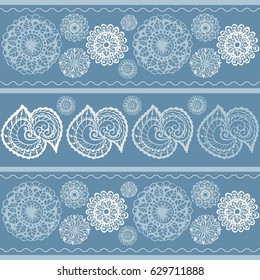 small patterns mandalas of them hand-painted background