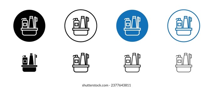Small personal hygiene kit icon set for ui designs.
