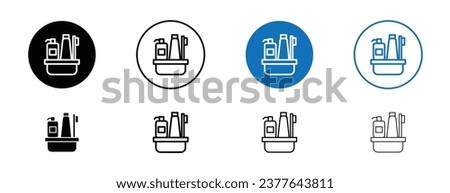 Small personal hygiene kit icon set for ui designs. Stockfoto © 