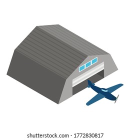 Icono de plano pequeño. Icométrica ilustración del icono del vector del plano pequeño para la web
