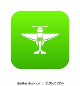 Small plane icon. Simple illustration of small plane vector icon for web
