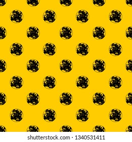 Small planet pattern seamless vector repeat geometric yellow for any design