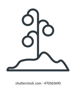 Small Plant Colored Vector Icon