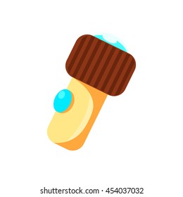 Icono simplificado de la lámpara de plástico pequeña