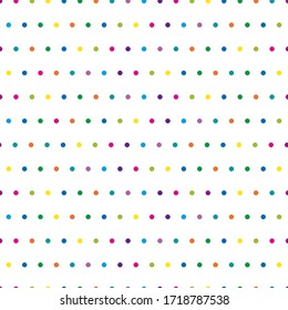 Small polka dot seamless pattern background.