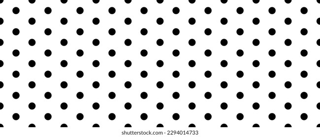 Small polka dot seamless pattern background. black and white dot texture