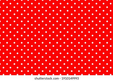 
Small Polka Dots Pattern On A Red Background