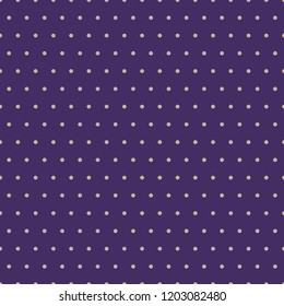 Small Polka Dots seamless background pattern in purple and silver