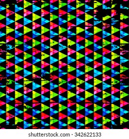 small polygons on a black background abstract geometric grunge texture