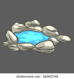 small pond with water