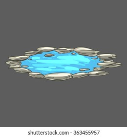 small pond with water