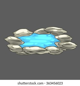 small pond with water