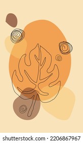Se pueden utilizar carteles pequeños con formas orgánicas abstractas en un estilo de collage contemporáneo a la moda para decoraciones de arte mural, postales, diseños de portadas.