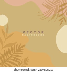 Small posters with abstract organic shapes elements in trendy contemporary collage style can be used for wall art decorations, postcards, cover designs.