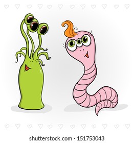 Small pretty aliens