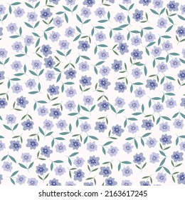 Pequeñas flores moradas fondo transparente
