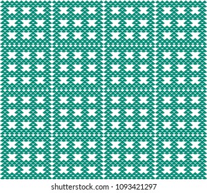 Small pyramids are lined with a pattern
