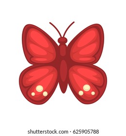 Small red butterfly