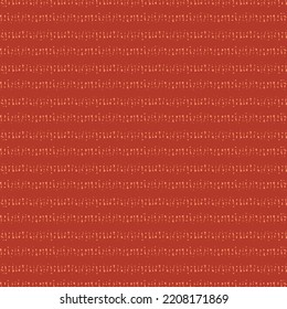 Small red carpet with horizontal stripes. Rustic cotton napkin. Striped jersey texture. Abstract vector.