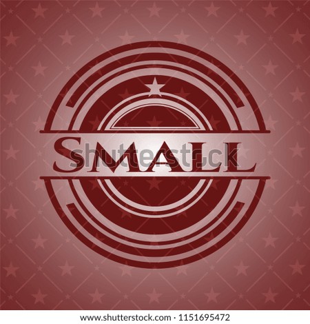 Small red emblem
